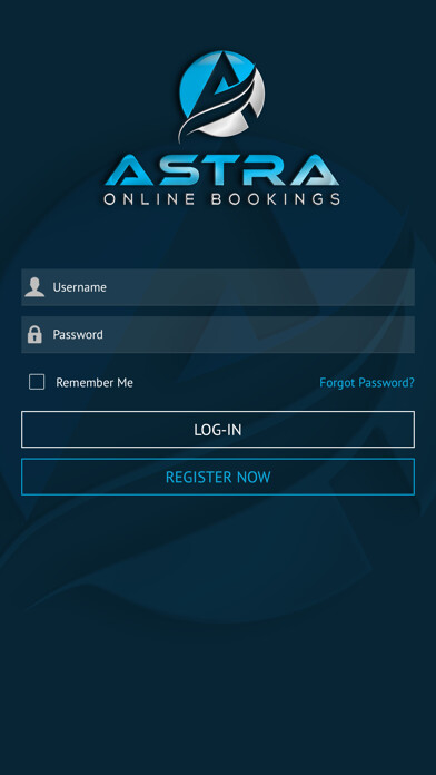 Emulate iPhone app Astra Bookings using MyAndroid