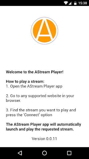 Emulate Android APK AStream Player Emulate Android APK AStream Player