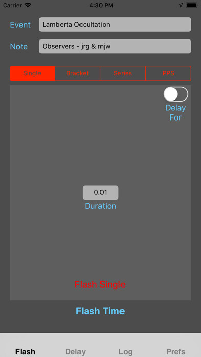 Emulate iPhone app AstroFlashTimer using MyAndroid Emulate iPhone app AstroFlashTimer using MyAndroid