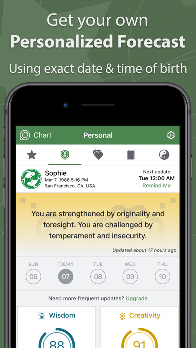 Emulate iPhone app Astrolis Horoscopes & Tarot using MyAndroid