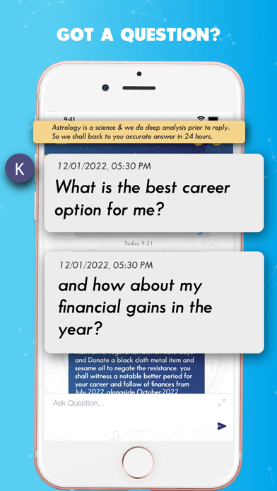 Emulate iPhone app Astrology & Horoscope by GRAH using MyAndroid