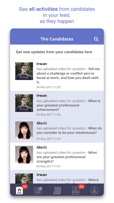 Emulate iPhone app Astronaut Recruiter using MyAndroid