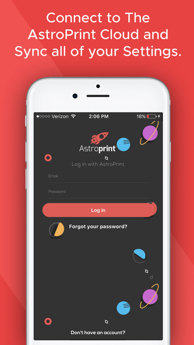 Emulate iPhone app AstroPrint (for 3D Printing) using MyAndroid Emulate iPhone app AstroPrint (for 3D Printing) using MyAndroid