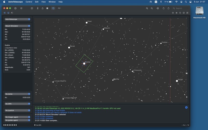 Emulate iPhone app AstroTelescope using MyAndroid Emulate iPhone app AstroTelescope using MyAndroid