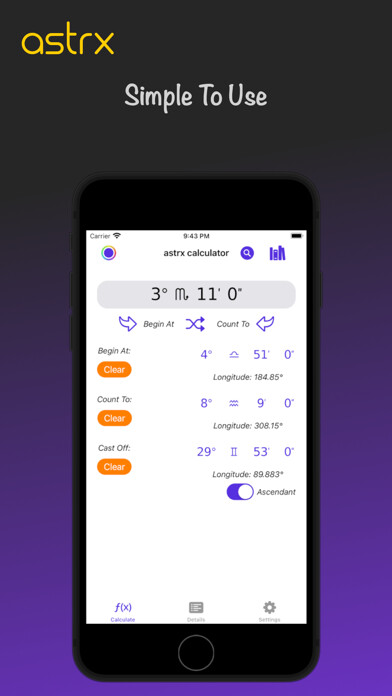 Emulate iPhone app astrx Calculator using MyAndroid Emulate iPhone app astrx Calculator using MyAndroid
