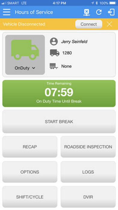 Emulate iPhone app Astus ELD using MyAndroid Emulate iPhone app Astus ELD using MyAndroid