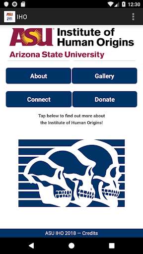 Run android online APK ASU Institute of Human Origins from MyAndroid or emulate ASU Institute of Human Origins using MyAndroid Run android online APK ASU Institute of Human Origins from MyAndroid or emulate ASU Institute of Human Origins using MyAndroid