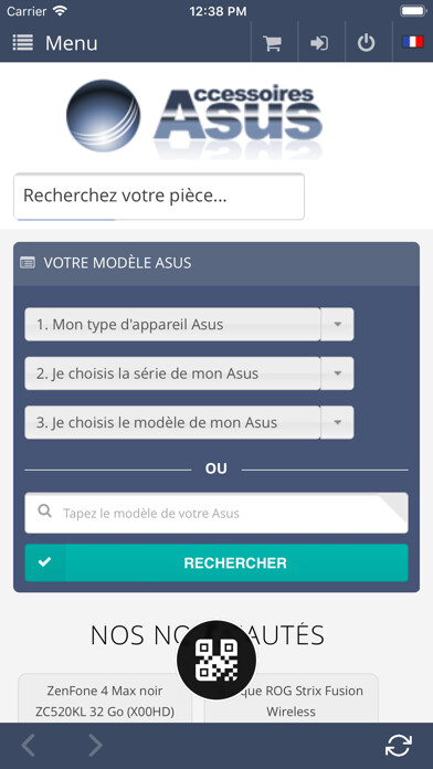 Emulate iPhone app Asus Accessoires using MyAndroid Emulate iPhone app Asus Accessoires using MyAndroid