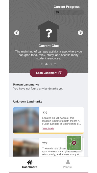 Emulate iPhone app ASU Scavenger Hunt using MyAndroid Emulate iPhone app ASU Scavenger Hunt using MyAndroid