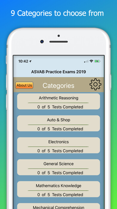 Emulate iPhone app ASVAB 2019 Practice Exam using MyAndroid Emulate iPhone app ASVAB 2019 Practice Exam using MyAndroid