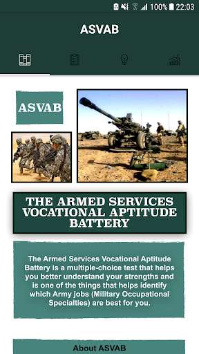Run android online APK ASVAB Tests - Military Prep from MyAndroid or emulate ASVAB Tests - Military Prep using MyAndroid