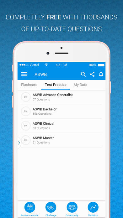 Emulate iPhone app ASWB Practice test using MyAndroid Emulate iPhone app ASWB Practice test using MyAndroid