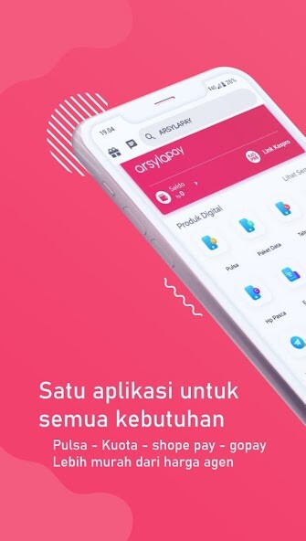 Run android online APK AsylaPay - Pulsa  Paket Data from MyAndroid or emulate AsylaPay - Pulsa  Paket Data using MyAndroid