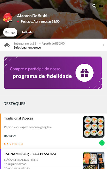 Run android online APK Atacado Do Sushi from MyAndroid or emulate Atacado Do Sushi using MyAndroid
