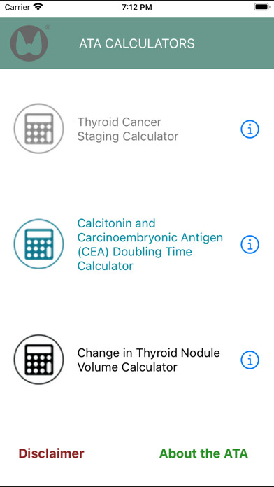 Emulate iPhone app ATA Calculator using MyAndroid