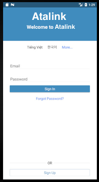 Run android online APK ATALINK UAT from MyAndroid or emulate ATALINK UAT using MyAndroid