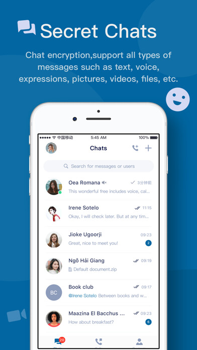 Emulate iPhone app ATalk-Enterprise Collaboration using MyAndroid