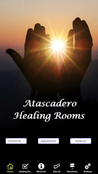 Emulate iPhone app Atascadero Healing Rooms using MyAndroid