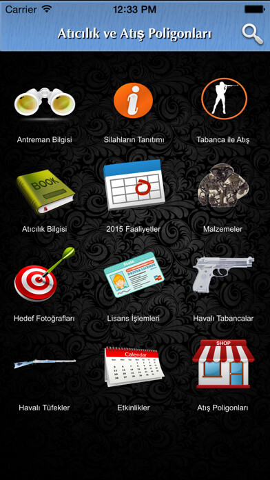 Emulate iPhone app Atıcılık ve Atış Poligonu using MyAndroid