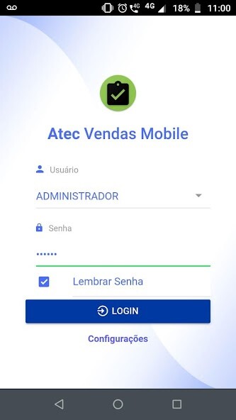 Run android online APK Atec Vendas Mobile from MyAndroid or emulate Atec Vendas Mobile using MyAndroid