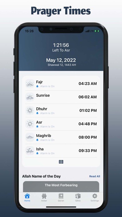 Emulate iPhone app Athan app: Quran , azan , اذان using MyAndroid Emulate iPhone app Athan app: Quran , azan , اذان using MyAndroid