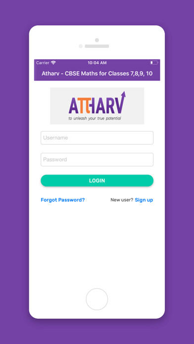 Emulate iPhone app Atharv - CBSE Maths using MyAndroid Emulate iPhone app Atharv - CBSE Maths using MyAndroid