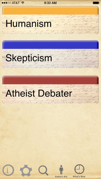 Emulate iPhone app Atheist Pocket Debater using MyAndroid Emulate iPhone app Atheist Pocket Debater using MyAndroid