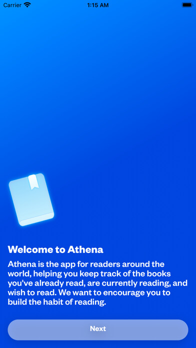 Emulate iPhone app Athena Book Tracker using MyAndroid