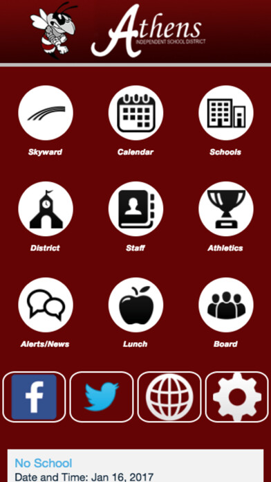 Emulate iPhone app Athens ISD using MyAndroid Emulate iPhone app Athens ISD using MyAndroid