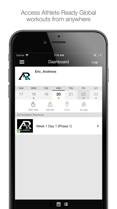 Emulate iPhone app Athlete Ready Global using MyAndroid Emulate iPhone app Athlete Ready Global using MyAndroid
