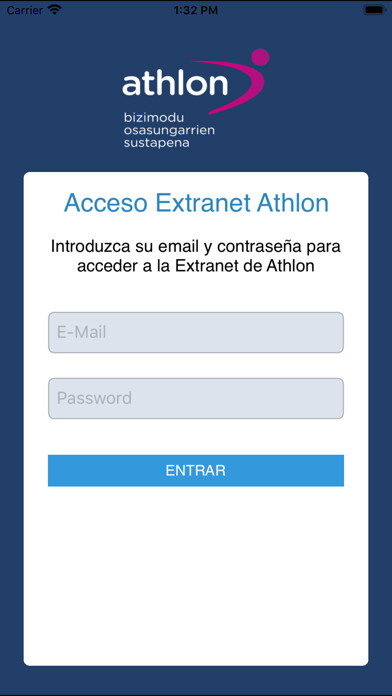 Emulate iPhone app Athlon Denbora Kudeaketa using MyAndroid