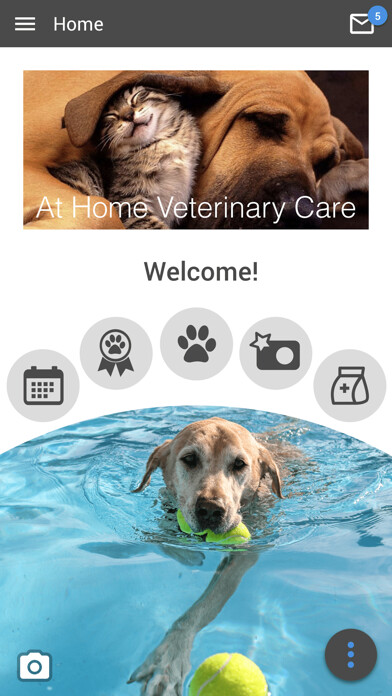 Emulate iPhone app At Home Veterinary Care using MyAndroid