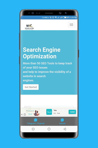 Run android online APK Atich Seo Tools from MyAndroid or emulate Atich Seo Tools using MyAndroid
