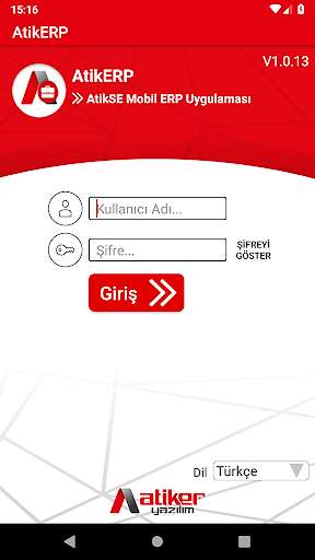 Run android online APK AtikERP 10.1 from MyAndroid or emulate AtikERP 10.1 using MyAndroid