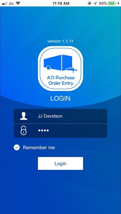 Emulate iPhone app ATI Purchase Order Entry using MyAndroid