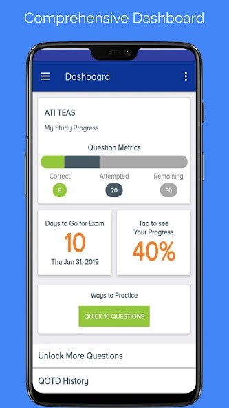 Run android online APK ATI TEAS Exam Prep (2022) from MyAndroid or emulate ATI TEAS Exam Prep (2022) using MyAndroid