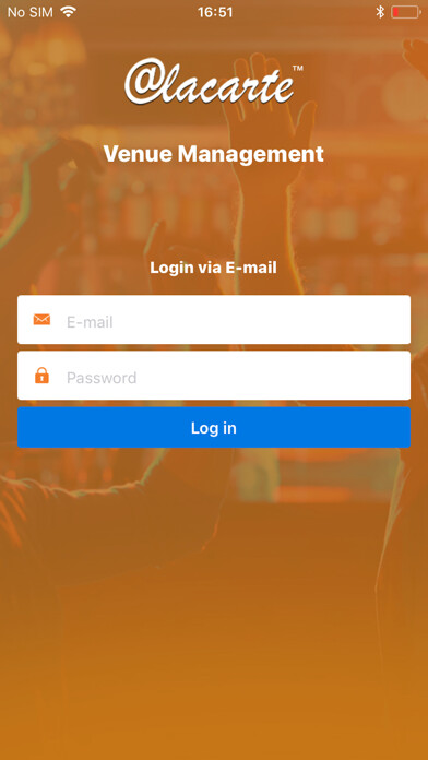 Emulate iPhone app atlacarte venue management using MyAndroid