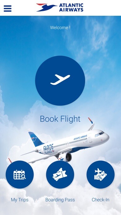 Emulate iPhone app Atlantic Airways using MyAndroid