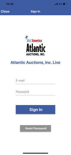 Run android online APK Atlantic Auctions Live from MyAndroid or emulate Atlantic Auctions Live using MyAndroid