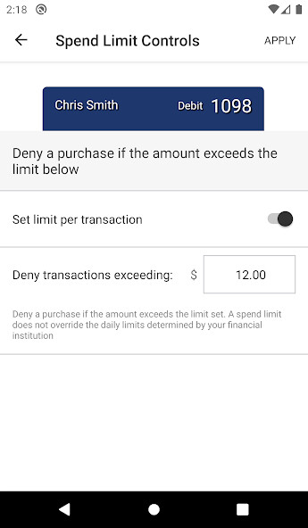 Run android online APK Atlantic Debit Card Controls from MyAndroid or emulate Atlantic Debit Card Controls using MyAndroid
