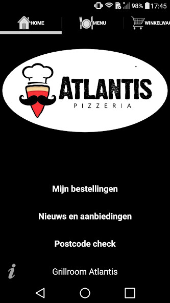 Run android online APK Atlantis Pizzeria Spijkenisse from MyAndroid or emulate Atlantis Pizzeria Spijkenisse using MyAndroid