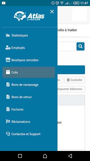 Run android online APK Atlas Livraison from MyAndroid or emulate Atlas Livraison using MyAndroid