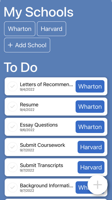 Emulate iPhone app Atlas: MBA App. Checklist using MyAndroid