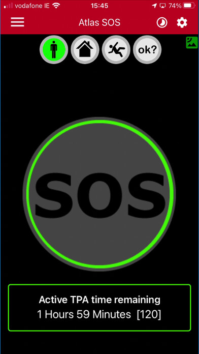 Emulate iPhone app Atlas SOS using MyAndroid