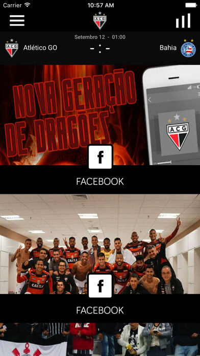 Emulate iPhone app Atlético Clube Goianiense using MyAndroid Emulate iPhone app Atlético Clube Goianiense using MyAndroid