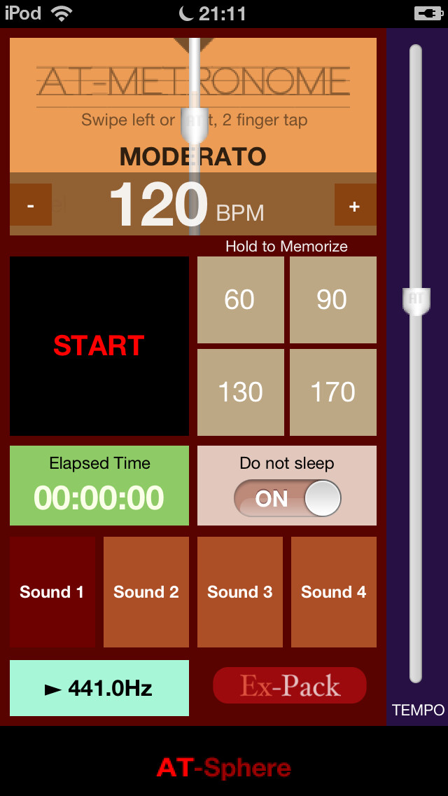 Emulate iPhone app AT-METRONOME The best for practice! using MyAndroid Emulate iPhone app AT-METRONOME The best for practice! using MyAndroid