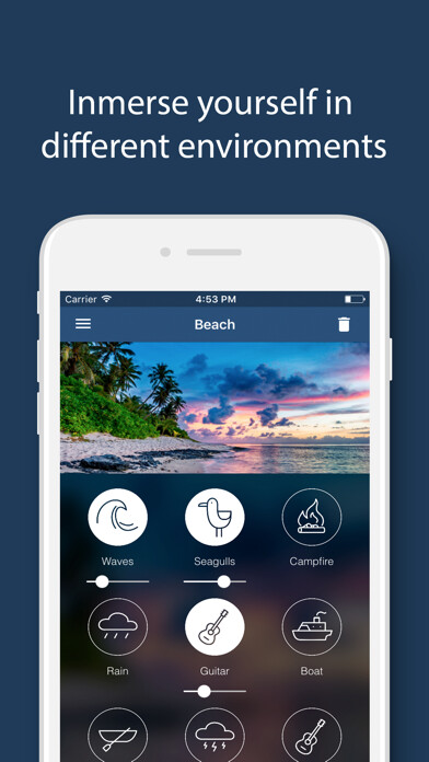Emulate iPhone app Atmosphere: Relaxing Sounds using MyAndroid Emulate iPhone app Atmosphere: Relaxing Sounds using MyAndroid