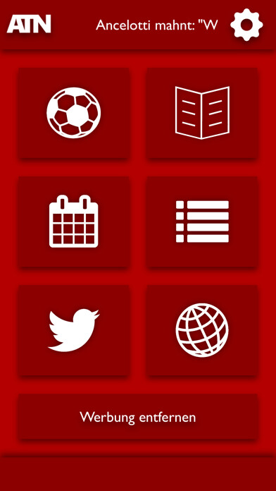Emulate iPhone app ATN - Alle Nachrichten fr FC Bayern Mnchen using MyAndroid