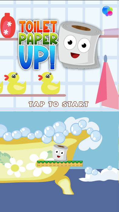 Emulate iPhone app A Toilet Paper Flip Up! - Dash Hop Time using MyAndroid