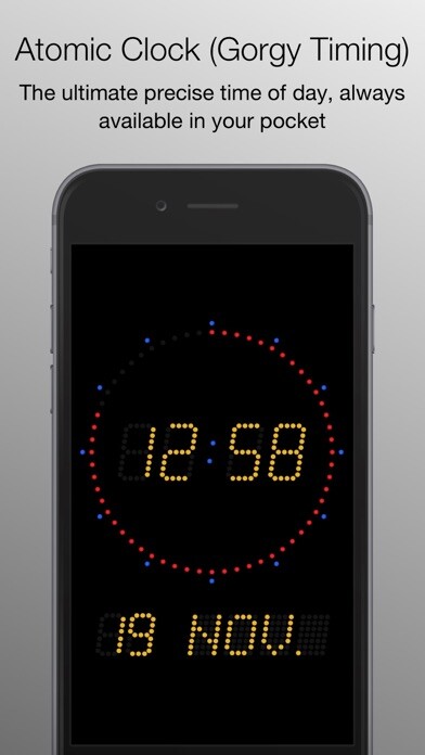 Emulate iPhone app Atomic Clock (Gorgy Timing) using MyAndroid